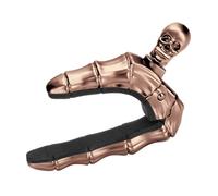 Cejilla y púas para guitarra, accesorios para guitarra Kapos con forma de dedo de calavera, cejilla única para guitarra acústica con púas de guitarra, herramientas de guitarra para guitarra clásica, e