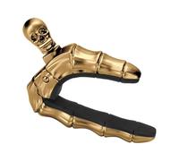 Cejilla y púas para guitarra, accesorios para guitarra Kapos con forma de dedo de calavera, cejilla única para guitarra acústica con púas de guitarra, herramientas de guitarra para guitarra clásica, e
