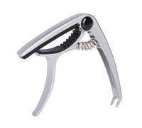 Cejillas de silicona suave para afinar el tono de instrumento de cuerda, cinc, ajustable, aleación, guitarra, móvil, deslizante, cejilla rodante