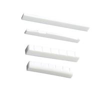 Cejuela del Puente de Guitarra de Hueso de Buey 4 Piezas | Color Blanco, Repuesto Ligero para Guitarra Acústica y Clásica, Mejora Tono y Sustain