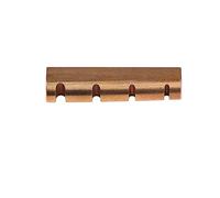 Cejuela Guitarra Electrica, Cejilla de bajo, Cejuela de Latón Precortada para Instrumento de Cuerda (GL230 4 cuerdas)