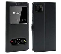 CEKA TECH - Funda con ventana para Huawei Y5P 2020 (5,45 pulgadas), varios colores disponibles, color negro