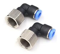 CEKER NPT 1/4 NPT 1/4 de empuje para conectar los accesorios neumáticos Air Line 6 mm Od Conexiones NPT hembra de conexión rápida