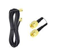 CEKGDB Cable alimentador RG174 de 10 m, 12 m, 15 m, 20 m, cable de extensión SMA macho a macho, para antena de puente coaxial WiFi tarjeta de red enrutador (12 m)