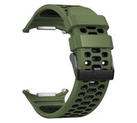 CEKGDB Correa de goma deportiva para Samsung Galaxy Ultra 47mm, correa de repuesto para GALAXY 7 ULTRA 47MM, pulsera de silicona, correas de reloj(S green black)