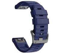 CEKGDB Correa de reloj para Fenix 8X, para Fenix 6X Pro/Fenix 5X/Fenix 5X Plus/Fenix 7X/Fenix 3/HR/Tactix/Descent MK1/D2 Delta PX/D2 26mm(Dark blue)
