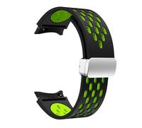 CEKGDB Correa de silicona de 20 mm para Samsung Galaxy Watch 7 6 5 4 40 mm 44 mm 5Pro 45 mm Hebilla magnética Sin espacios Band 6 Classic 43 mm 47 mm 42 correas de reloj(BGR-S,Watch 4 6 classic)