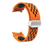 CEKGDB Correa de silicona de 20 mm para Samsung Galaxy Watch 7 6 5 4 40 mm 44 mm 5Pro 45 mm Hebilla magnética Sin espacios Band 6 Classic 43 mm 47 mm 42 correas de reloj(OB-S,Watch 4 5 6 7 44MM)
