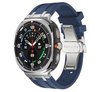 CEKGDB Correa de silicona para Samsung Galaxy Watch Ultra 47mm, pulsera de lujo para hombre para Galaxy 7 47 Ultra 47MM AP, Correa deportiva, correas de reloj(Silver blue)