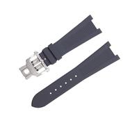 CEKGDB FKM - Correas de reloj de caucho fluorado para Patek Philippe para Nautilus Watchband 5711/5712, accesorios originales de pulsera de interfaz, 25-12, Ágata