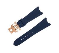 CEKGDB FKM - Correas de reloj de caucho fluorado para Patek Philippe para Nautilus Watchband 5711/5712, accesorios originales de pulsera de interfaz, 25-12, Ágata