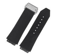 CEKGDB FKM - Correas de reloj de fluorosilicona para HUBLOT BIG BANG de silicona de 25 x 17 mm, 26 x 19 mm, impermeable, para hombre, correa de reloj de cadena, pulsera de goma, 25-17mm, Agate