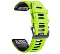 CEKGDB Para Fenix 6 Pro correa de reloj para Fenix 6Fenix 5/Fenix 5 Plus/Fenix 7/Forerunner 935/Forerunner 945/Approach S60/Quatix 5 correas de reloj 22mm(Green-black)
