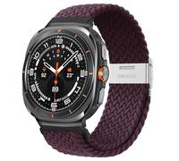 CEKGDB Para Galaxy Watch Ultra 47 mm Correas de reloj Nylon Elástico Trenzado Solo Loop Correa Pulsera(CherrySS)
