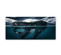 Cekog Alfombrilla de ratón para Juegos,300x600x3mm Alfombrilla ratón,Isla Hermosa XXL Alfombrilla de Ratón de Gran Tamaño,Base de Goma Antideslizante,Adecuada para Jugadores,PC y portátil