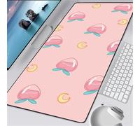 Cekog Alfombrilla de ratón para Juegos,400x700x3mm Alfombrilla ratón,Dibujos Animados Rosas XXL Alfombrilla de Ratón de Gran Tamaño,Base de Goma Antideslizante,Adecuada para Jugadores,PC y portátil