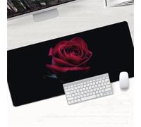 Cekog Alfombrilla de ratón para Juegos,400x700x3mm Alfombrilla ratón,Negro Rojo Rosa XXL Alfombrilla de Ratón de Gran Tamaño,Base de Goma Antideslizante,Adecuada para Jugadores,PC y portátil
