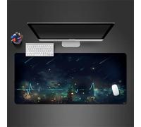 Cekog Alfombrilla de ratón para Juegos 600x300x3mm Alfombrilla ratón,Cielo Nocturno Abstracto XXL Alfombrilla de Ratón de Gran Tamaño,Base de Goma Antideslizante,Adecuada para Jugadores,PC y portátil