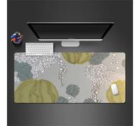 Cekog Alfombrilla de ratón para Juegos 800x400x2mm Alfombrilla ratón,Plantas Abstractas XXL Alfombrilla de Ratón de Gran Tamaño,Base de Goma Antideslizante,Adecuada para Jugadores,PC y portátil