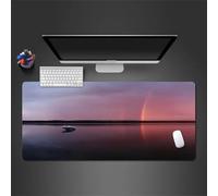 Cekog Alfombrilla de ratón para Juegos 800x400x3mm Alfombrilla ratón,Mar Rosa Natural XXL Alfombrilla de Ratón de Gran Tamaño,Base de Goma Antideslizante,Adecuada para Jugadores,PC y portátil