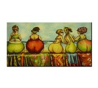 Cekog Diamond Painting Kit Completo, Familia Hermana Fruta Grasa Corporal DIY 5D Pintura de Diamante Adultos/Niños Bordado Punto de Cruz Art Para Hogar Pared Decoración Round Drill 50x100cm