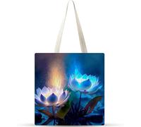 Cekog Loto de hielo y fuego Bolsa de Lona con Estampado,juego de 20 Bolsos de lona para Mujer, Bolsa de Tela Reutilizable para Compras de Comestibles para Trabajo Compras Escuela y Vida Cotidiana