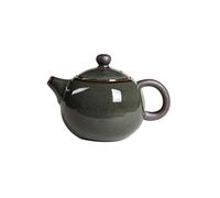 Celadon Teapot - Juego de té de cerámica hecho a mano, diseño de grieta de hielo, juego de té filtrado de una sola olla de 245 ml, tetera pequeña