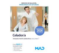 CELADOR/A TEMARIO PARTE ESPECIFICA 1 PRINCIPADO ASTURIAS SES
