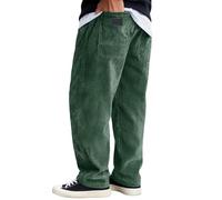 Celanisai Pantalones de lino para hombre, pantalones de pierna ancha, casual, largos, joggers de un solo color, holgados, cómodos, con bolsillos, de gran talla, pantalones deportivos con elástico, de
