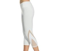 Celanisai Scrunch Leggings Mujer Leggins 7/8 Pantalones de Deporte Tres Cuartos Pantalones de Yoga Largos Negros Pantalones de Yoga con Malla Monótono Fitness Pantalones Tights Sportleggings Gym