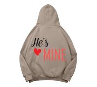 Celanisai Suéter para parejas para hombre pareja sudadera con capucha para el día de San Valentín para hombres y mujeres sudaderas de pareja de amor sudadera con capucha sudaderas con capucha