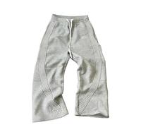 Celanisai Y2K Pantalones de chándal anchos para hombre, pantalones harén holgados, pantalones de jogging de calle, cintura elástica, pierna ancha, pantalones deportivos largos para hombre, pantalones