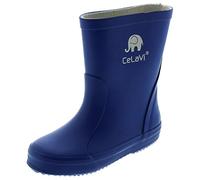 Celavi Botas de agua unisex para niños, 100% caucho natural, talla 32, color azul, 1147