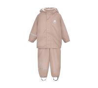 CeLaVi Conjunto de Lluvia 100% Impermeable para Niños - Chaqueta y Pantalón de Lluvia de PU, Ropa de Lluvia para Exterior Cortavientos para Niños y Niñas