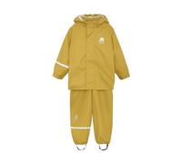 CeLaVi Conjunto de Lluvia 100% Impermeable para Niños - Chaqueta y Pantalón de Lluvia de PU, Ropa de Lluvia para Exterior Cortavientos para Niños y Niñas