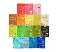 Celavi esencia Facial Sheet Face Mask Variety Set (17-Packs) Classic Korean Skincare