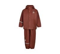 Celavi Juego de ropa impermeable básica Celavi unisex de poliuretano sólido, CeLaVi Basic, conjunto de ropa impermeable de poliuretano sólido, marrón, 160 cm