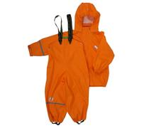 Celavi Juego de ropa impermeable básica Celavi unisex de poliuretano sólido, CeLaVi Basic, conjunto de ropa impermeable de poliuretano sólido, naranja, 170 cm