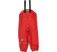 Celavi Rainwear Pants - Solid-Pantalones impermeable Niños, Rojo (Rot - Rot), 90 cm