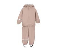 CeLaVi Rainwear Ser-Recycle PU Chaqueta de Lluvia, Misty Rose, 110 Unisex Niños