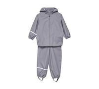 Celavi Unisex Niños Basic Recycle Pu Rainwear Set, Gull, 100