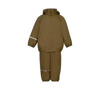 Celavi Basic Rainwear Set-PU Juego de Ropa de Lluvia, Nutria, 130 Unisex niños