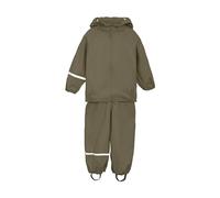 Celavi Unisex Niños Basic Recycle Pu Rainwear Set, Tortuga marina, 120