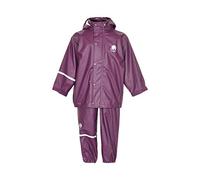 CeLaVi Zweiteiliger Regenanzug In Vielen Farben Chaqueta Impermeable, Morado (Violett), 128 (Talla del Fabricante: 130) para Niñas