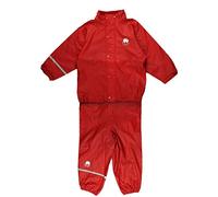 CeLaVi Zweiteiliger Regenanzug In Vielen Farben Chaqueta Impermeable, Rojo (Rot), 98/104 (Talla del Fabricante: 100) para Niñas
