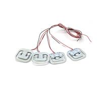 Celda de carga, 10pcs Mini Sensor de peso Puente completo Media puente Medidor cepas pesaje electrónico 30kg 50kg(50kg)