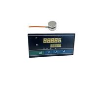 Celda de carga en línea de 25 mm y pantalla indicadora for medición de fuerza de impacto de celdas de carga de compresión y tensión for pruebas industriales Medición del peso(500KG and Display)