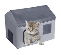 Celda de interior para gatos - Celda frigorífica para gatos, cueva cerrada, celda frigorífica para gatos para todas las estaciones | Para muebles para gatos ventilado para climas cálidos en el