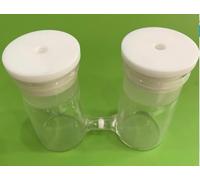 Celda electrolítica de vidrio tipo H con núcleo de arena aislado - Capacidad de 200 ml for proyectos eléctricos de bricolaje(100ml-100ml)