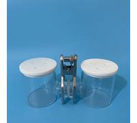 Celda electrolítica sin sellar con membrana tipo H reemplazable - Vidrio de borosilicato alto, capacidad de 20 a 500 ml(30ml-30ml)